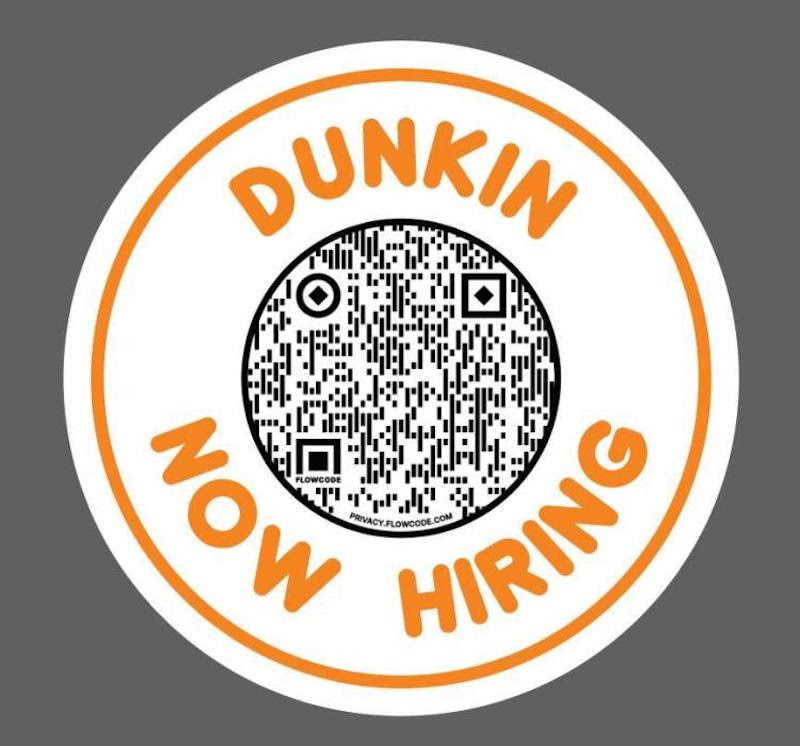 Dunkin Donuts QR code